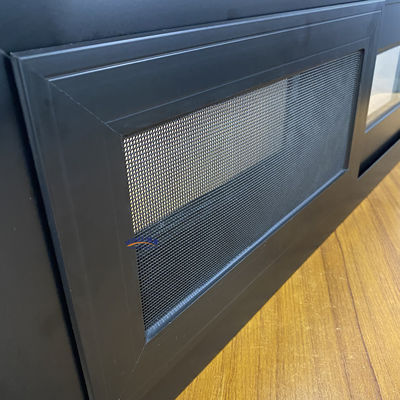 Horizontal Opening Pattern Heat Insulation Aluminum Sliding Windows With Mosquito Net