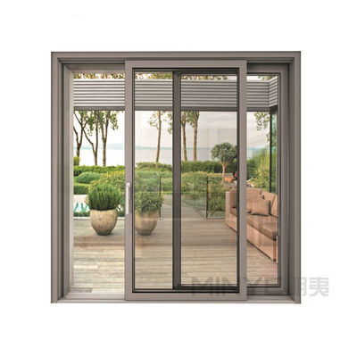 Directly Sale Glass Sliding Door with Germany Hardware Push and Pull Opening Method