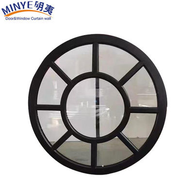 Modern Luxury Customized Size Double Tempered Glass Power Coating Fixed Windows