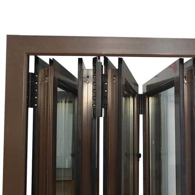 Germany Aluminum Alloy Sliding Folding Glass Windows for Large Space and Ventilation