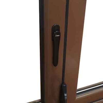 Germany Aluminum Alloy Sliding Folding Glass Windows for Large Space and Ventilation