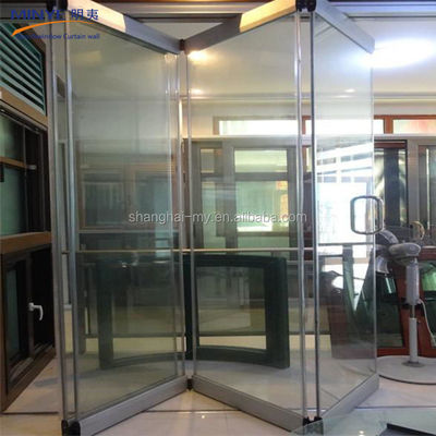 Beautiful Frameless Custom Glass Aluminum Balcony Folding Door with Thermal Insulation