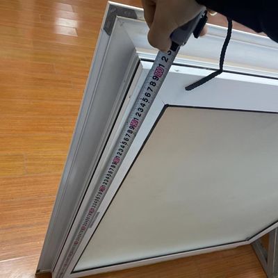 Double Tempered Glass Aluminum Fixed Windows for Horizontal Opening Pattern Triple Glass