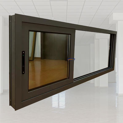 Chinese Design Style Double Glazed Aluminium 3 Tracks Sliding Window Aluminum Windows