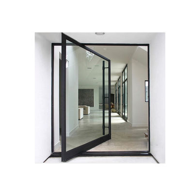 Security Function Stainless Steel Floor Spring Exterior Door Design for Double Front Door