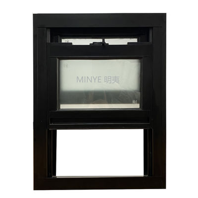 Aluminum Single Hung Windows with FiberGlass Screen Netting Material and Customized Size