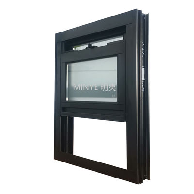 Aluminum Single Hung Windows with FiberGlass Screen Netting Material and Customized Size