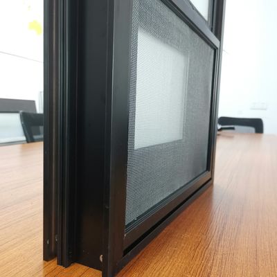 Aluminum Single Hung Windows with FiberGlass Screen Netting Material and Customized Size