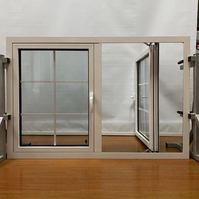 Customizable Double Glazed Aluminium Casement Windows Soundproof and Energy Saving