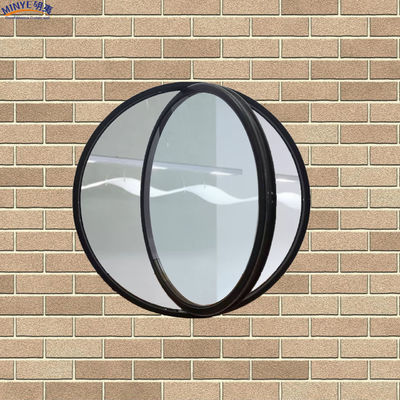 Round Glass Windows with Moon Window Shade and FiberGlass Screen Netting Material