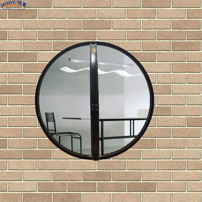 Round Glass Windows with Moon Window Shade and FiberGlass Screen Netting Material
