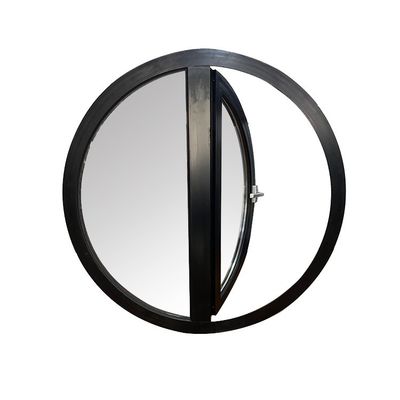 Luxurious Aluminum Round Casement Windows with Vision Lite and EPDM Sealing System