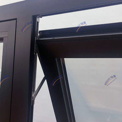 Frame Material Aluminum Alloy Casement Window Awning Window with Good Air Tightness