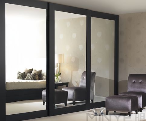 Single/Double Tempering Glass Powder Coated Smooth Finished Aluminum Patio Sliding Door