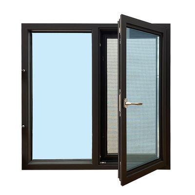 Professional Aluminum Alloy Double Glazing French Window for Triple Glazed House Windows