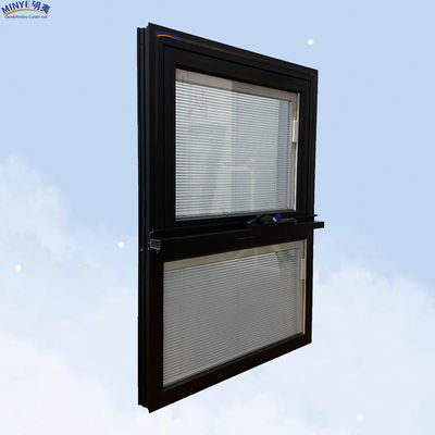 Modern Luxury Rainproof Aluminum Frame Swing Awning Casement Windows With Double Glass