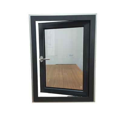 Customized Clear/Gray/Blue/Green/Brown Aluminum Casement Windows with Double Glazing