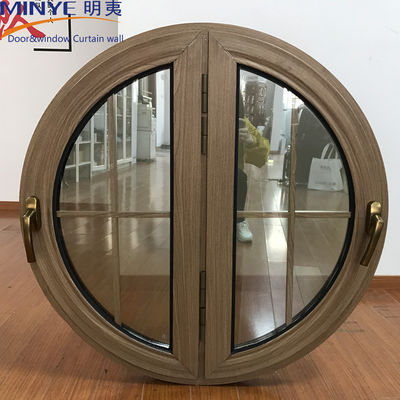 Customized Clear/Gray/Blue/Green/Brown Aluminum Casement Windows with Double Glazing