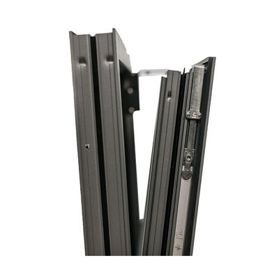 Aluminium Casement Window with Double Glazed Roller Shutters and Modern Design Style