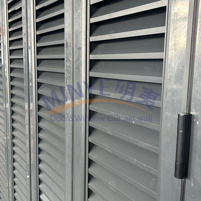 Energy VERTICAL Aluminum Bifold Patio Folding Glass Doors Outswing Function Windproof