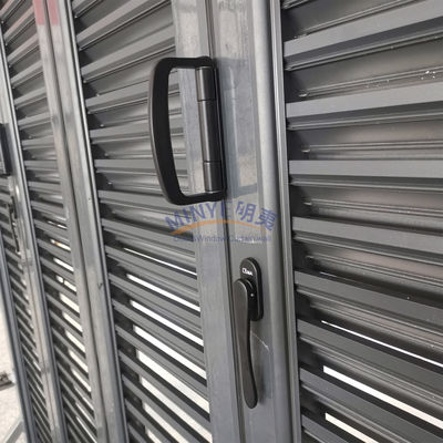 Energy VERTICAL Aluminum Bifold Patio Folding Glass Doors Outswing Function Windproof