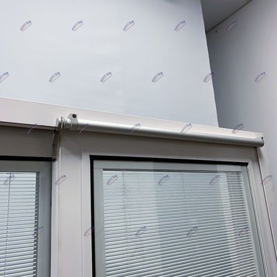 Decoration Aluminum Sliding Doors with Built-in Louver Inner Door and Electric Switch