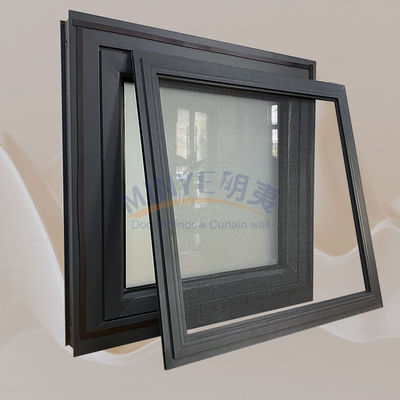 Special Design Grills into Glass Thermal Break Two Way Open Tilt-turn Casement Window