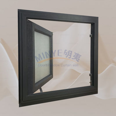Special Design Grills into Glass Thermal Break Two Way Open Tilt-turn Casement Window