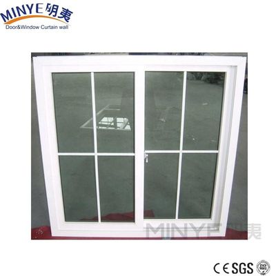 Save Energy Double Tempered Glass UPVC PVC Sliding Windows For Patio Vinyl Glass Windows