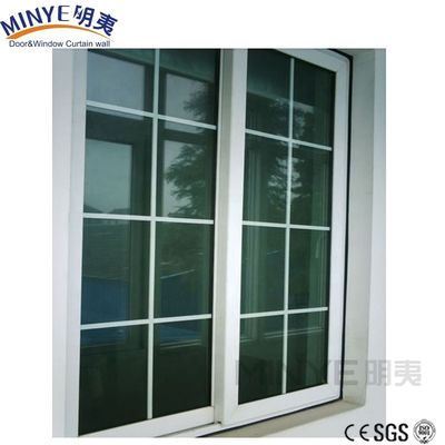 Save Energy Double Tempered Glass UPVC PVC Sliding Windows For Patio Vinyl Glass Windows