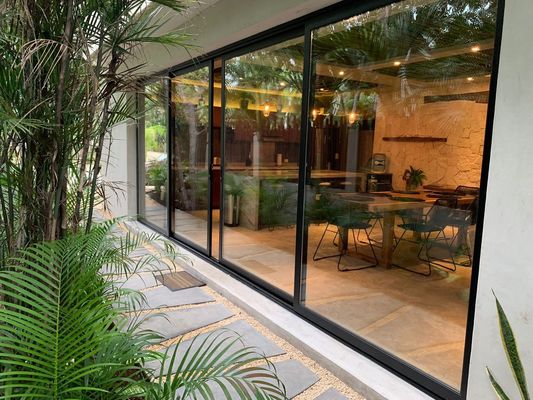 Sound and Heat Insulation Chinese Top Hardware Aluminum Sliding Doors for Apartments