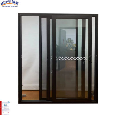 Aluminum Sliding Glass Interior French Doors for Home Stackable and Postmodern Design