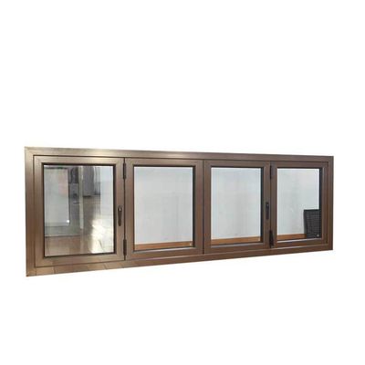 Aluminum Folding Window with Double Tempered Glass and Optimal Thermal Performance