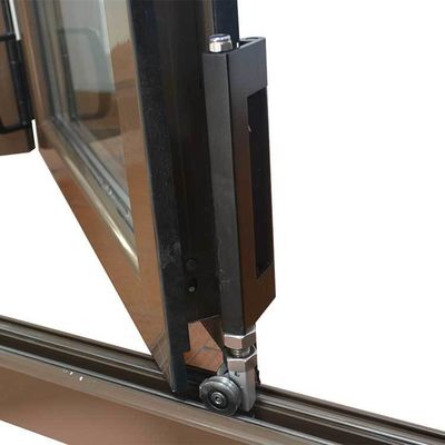 Aluminum Folding Window with Double Tempered Glass and Optimal Thermal Performance