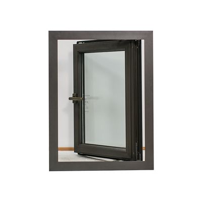 Thermal Break Aluminum Tilt Turn Window with Waterproof and Heat Insulation Advantage