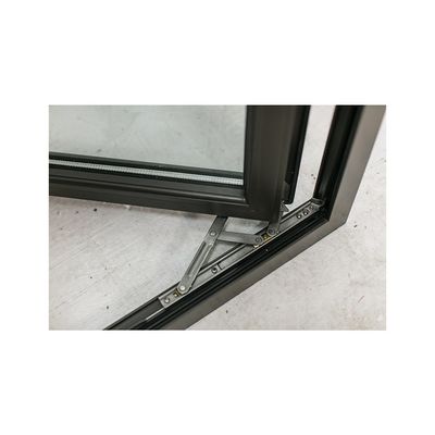 Thermal Break Aluminum Tilt Turn Window with Waterproof and Heat Insulation Advantage