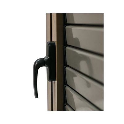 Customized Size Aluminum Hand-Operated Casement Door Glass Shutter in Customized Colors