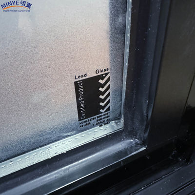 Aluminum Frame Thermal Break Awning Window with Double Tempered Glass and Wood Subframe