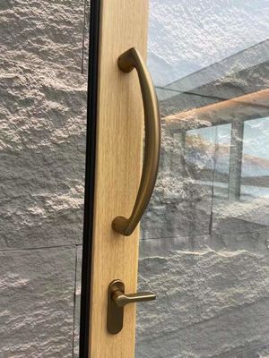 Finished Surface French Office Glass Aluminum Sliding Door for Exterior at Affordable