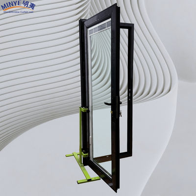 Customized Size Aluminum Front Entry French Casement Doors for House Interior Glass