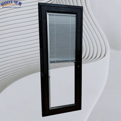 Customized Size Aluminum Front Entry French Casement Doors for House Interior Glass