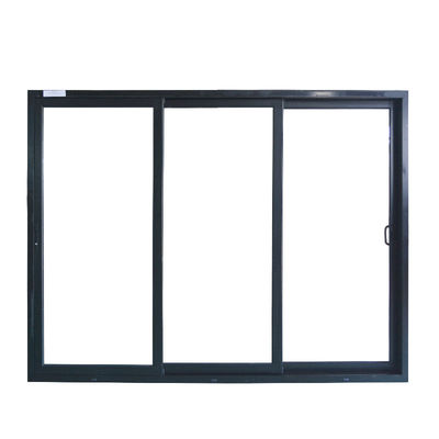 Aluminum Sliding Door Customized Color Double Tempered Glass and Excellent Insulation