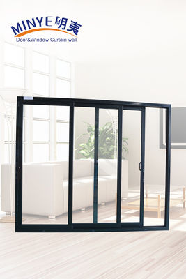 Aluminum Sliding Door Customized Color Double Tempered Glass and Excellent Insulation