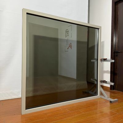 Aluminum Alloy Laminated Glass French Window for Heat Insulation and Water Resistance