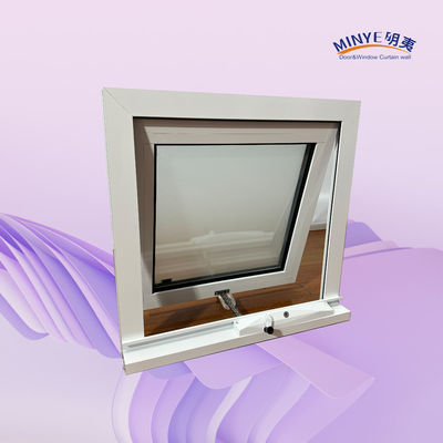 Double Glass Australia Style Crank Awning Window with Waterproof and Heat Insulation
