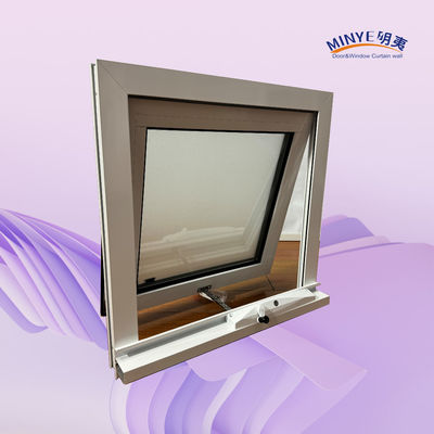 Double Glass Australia Style Crank Awning Window with Waterproof and Heat Insulation