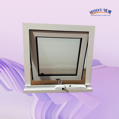 Double Glass Australia Style Crank Awning Window with Waterproof and Heat Insulation