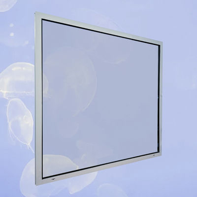 Alumium Frame Double Tempered Glass Black Picture Window for Product Promotion