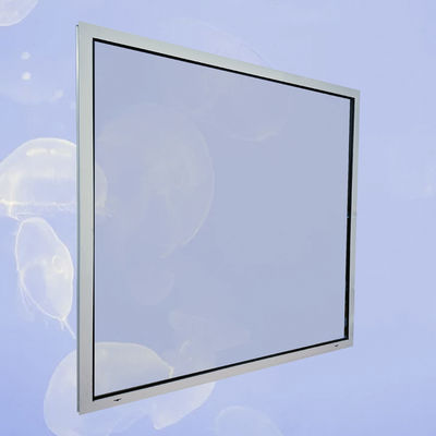 Alumium Frame Double Tempered Glass Black Picture Window for Product Promotion