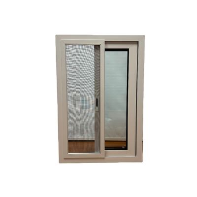 Double Tempered Glass Sliding Aluminum Window with Frame Material and Power Coating